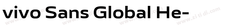 vivo Sans Global He字体转换 vivo Sans Global He字体转换